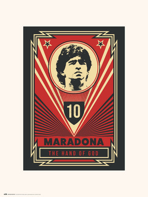 Grupo Erik Maradona The Hand Of God Affiche Art 30X40cm | Yourdecoration.fr