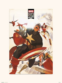 Grupo Erik Marvel 80 Years Avengers Affiche Art 30X40cm | Yourdecoration.fr