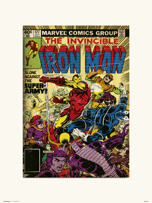 Grupo Erik Marvel Iron Man 127 Affiche Art 30X40cm | Yourdecoration.fr