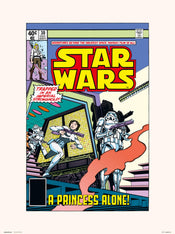 Grupo Erik Star Wars 30 A Princess Alone Affiche Art 30X40cm | Yourdecoration.fr