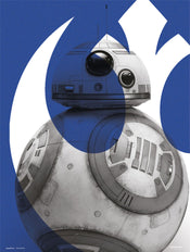 Grupo Erik Star Wars Episode Ix Bb 8 Affiche Art 30X40cm | Yourdecoration.fr