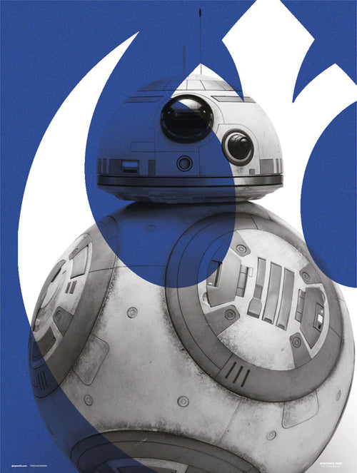 Grupo Erik Star Wars Episode Ix Bb 8 Affiche Art 30X40cm | Yourdecoration.fr