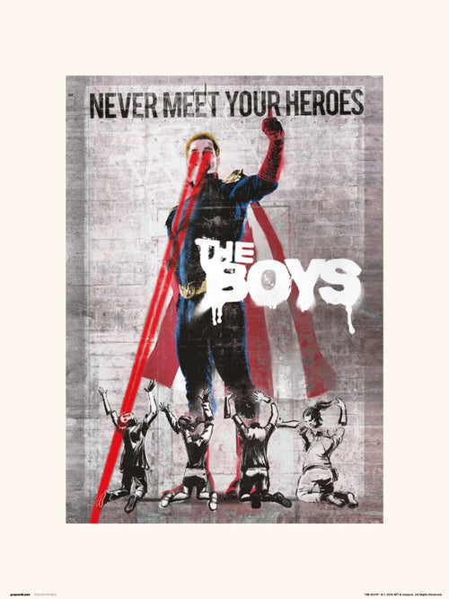 Grupo Erik The Boys Never Meet Your Heroes Affiche Art 30X40cm | Yourdecoration.fr