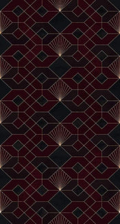 Komar Coquilles Rouges Papier Peint Intissé 150x280cm 3 bandes | Yourdecoration.fr