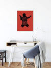 Komar Star Wars Silhouette Quotes Han Solo affiche art 50x70cm Sfeer | Yourdecoration.fr