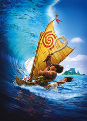 Komar Intisse Papier Peint Iadx4 010 Moana Ride The Wave | Yourdecoration.fr