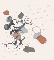Komar Intisse Papier Peint Iadx5 045 Mickey Organic Shapes | Yourdecoration.fr