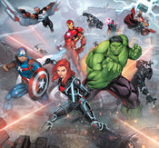 Komar Intisse Papier Peint Iadx6 074 Avengers Street Revenge | Yourdecoration.fr