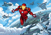 Komar Intisse Papier Peint Iadx8 062 Iron Man Flight | Yourdecoration.fr
