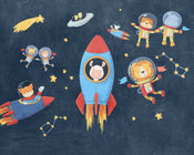 Komar Intisse Papier Peint Iax7 0036 Friends In Space | Yourdecoration.fr