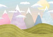 Komar Intisse Papier Peint Iax8 0032 Hilltops | Yourdecoration.fr