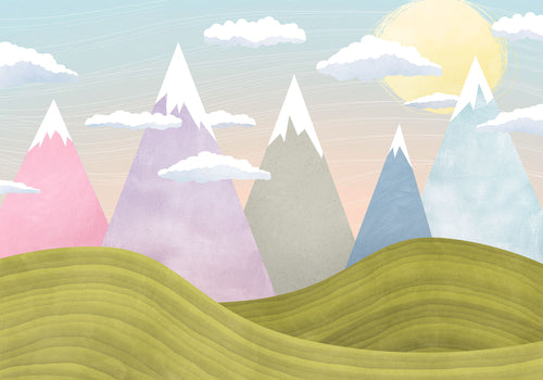 Komar Intisse Papier Peint Iax8 0032 Hilltops | Yourdecoration.fr