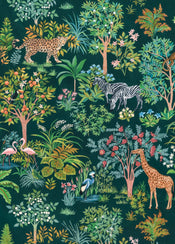 Komar Intisse Papier Peint Inx4 055 Happy Jungle | Yourdecoration.fr