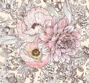 Komar Intisse Papier Peint Inx6 001 Allegra | Yourdecoration.fr