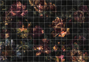 Komar Intisse Papier Peint Inx8 080 Tiles Flowers | Yourdecoration.fr