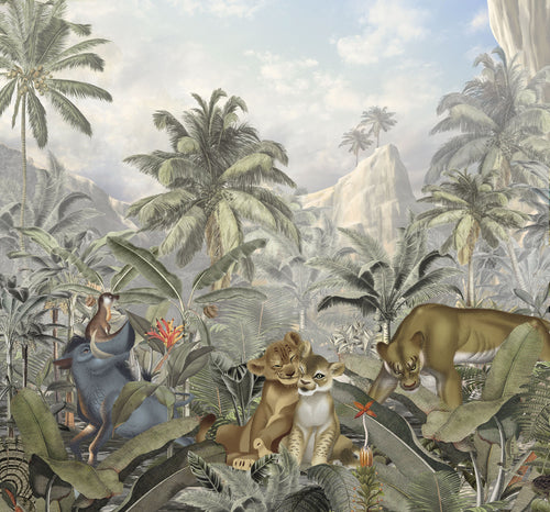 Komar Intisse Papier Peint Iadx6 088 Lion King Hills | Yourdecoration.fr