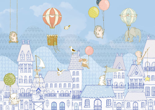 Komar Intisse Papier Peint X7 1001 Rooftop Ralley | Yourdecoration.fr