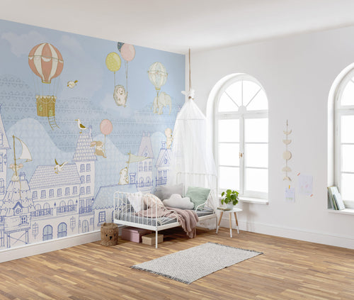 Komar Intisse Papier Peint X7 1001 Rooftop Ralley Interieur | Yourdecoration.fr