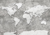 Komar Intisse Papier Peint X7 1007 World Relief | Yourdecoration.fr