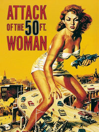 Liby  Attack of the 50FT. Woman affiche art 60x80cm | Yourdecoration.fr