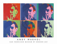 Andy Warhol  A Set of Six Self Portraits affiche art 86x66cm | Yourdecoration.fr