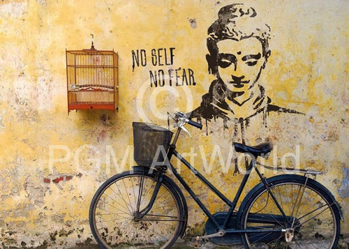 Edition Street  No self no fear affiche art 50x70cm | Yourdecoration.fr