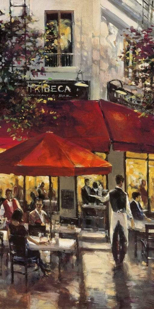 Brent Heighton  Tribeca Bar affiche art 40x80cm | Yourdecoration.fr