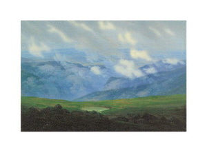 Caspar David Friedrich  Ziehende Wolken affiche art 40x30cm | Yourdecoration.fr