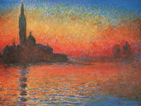 Claude Monet  Crepuscolo affiche art 80x60cm | Yourdecoration.fr