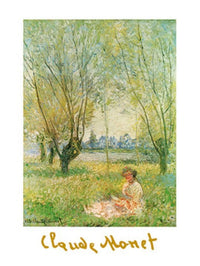 Claude Monet  Donna sotto i salici affiche art 60x80cm | Yourdecoration.fr