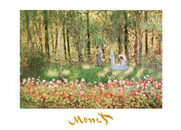 Claude Monet  La famille d'artiste affiche art 70x50cm | Yourdecoration.fr