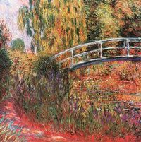 Claude Monet  Ponte giapponese affiche art 95x95cm | Yourdecoration.fr