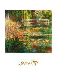 Claude Monet  The Waterlily Pond affiche art 50x70cm | Yourdecoration.fr