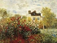 Claude Monet  The Artist's Garden affiche art 80x60cm | Yourdecoration.fr