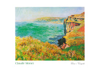 Claude Monet  Falaise Ã  Varengeville affiche art 70x50cm | Yourdecoration.fr
