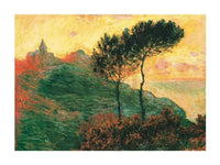 Claude Monet  The Church at Varengeville affiche art 80x60cm | Yourdecoration.fr