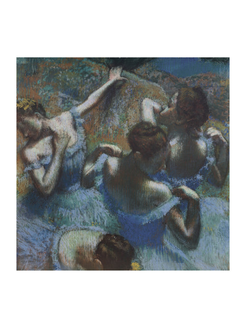 Edgar Degas  Blue Dancers affiche art 60x80cm | Yourdecoration.fr