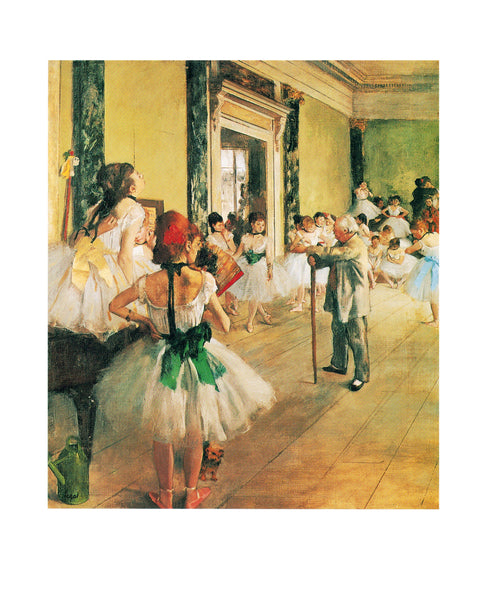 Edgar Degas  La classe de danse affiche art 24x30cm | Yourdecoration.fr