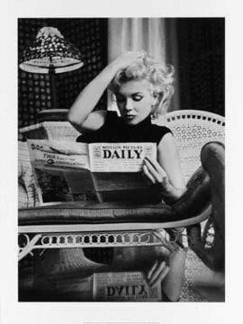 Ed Feingersh  Marilyn Monroe Motion Picture affiche art 60x80cm | Yourdecoration.fr