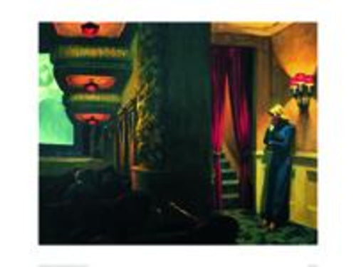 Edward Hopper  New York Movie 1939 affiche art 80x60cm | Yourdecoration.fr