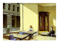 PGM Edward Hopper Sunlight in a Cafeteria affiche art 40x30cm | Yourdecoration.fr