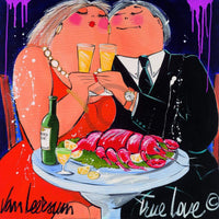 El van Leersum  True Love affiche art 70x70cm | Yourdecoration.fr