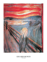 Edvard Munch  The Scream affiche art 60x80cm | Yourdecoration.fr