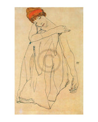 Egon Schiele  Die TÃ¤nzerin affiche art 40x50cm | Yourdecoration.fr