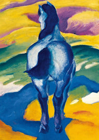 Franz Marc  Blaues Pferd II affiche art 21x29.7cm | Yourdecoration.fr