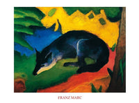 Franz Marc  Fuchs affiche art 80x60cm | Yourdecoration.fr