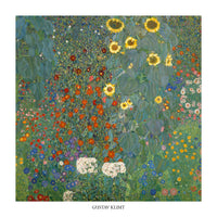 Gustav Klimt  Il giardino di compagna affiche art 70x70cm | Yourdecoration.fr
