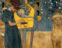 Gustav Klimt  Die Musik affiche art 90x70cm | Yourdecoration.fr