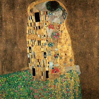 Gustav Klimt  Der KuÃŸ affiche art 98x98cm | Yourdecoration.fr
