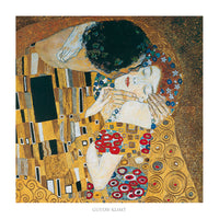 Gustav Klimt  Il bacio affiche art 70x70cm | Yourdecoration.fr